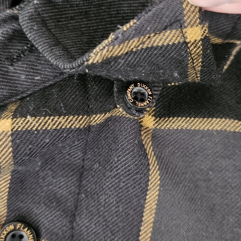 DIXXON The Boot Hill Men's Flannel Plaid Long Sleeve Button Down Shirt L - Picture 8 of 12
